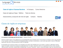 Tablet Screenshot of languagesbarcelona.com